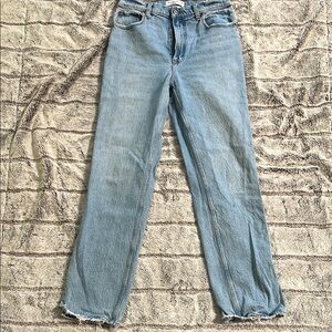 Abercrombie & Fitch Blue Straight Leg Denim